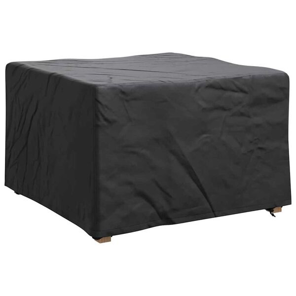 vidaXL Furniture Cover Plain Black 82 x 82 x 50 cm Fabric