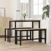 vidaXL Dining Bench 2 pcs Sonoma Oak 100 x 32.5 x 48.5 cm