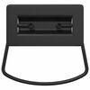 vidaXL Cabinet Handles 2 pcs Black 85 x 45 mm Metal