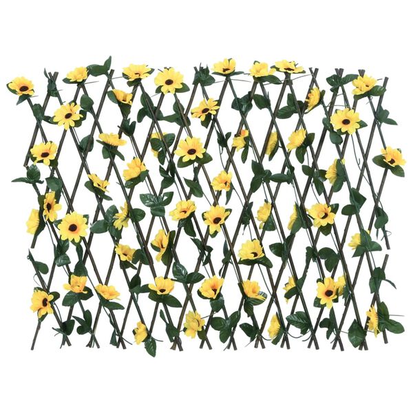 vidaXL&nbsp;Artificial Ivy Trellis Expandable 5 pcs Yellow 180x60 cm