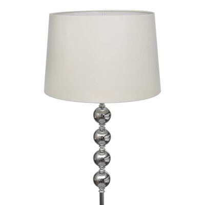Floor Lamp Shade with High Stand 4 Ball Stack Decoration White