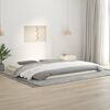 vidaXL Bed Frame without Mattress White 200x200 cm Solid Wood Pine
