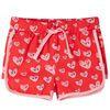 Kids' Shorts with Drawstring Red 140