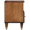 vidaXL Bedside Cabinet with Drawer 2 pcs Honey Brown 40 x 33 x 46 cm