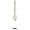 vidaXL Garden Parasol with Portable Base Sand