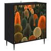 vidaXL Sideboard ZAANDAM Black Oak 69 x 33 x 76 cm Engineered Wood