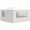 vidaXL Professional Party Tent with Side Walls 4x4 m White 90 g/m?