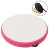 vidaXL Inflatable Gymnastic Mat with Pump 100x100x10 cm PVC Pink