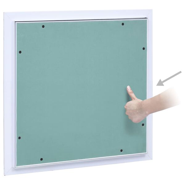 vidaXL Access Panel with Aluminium Frame and Plasterboard 200x200 mm