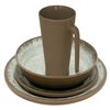 Eurotrail Tableware Rock 16 pcs Melamine Grey