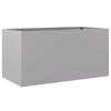 vidaXL Planter Silver 62x30x29 cm Galvanised Steel