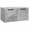 vidaXL Wall-Mounted TV Cabinet Concrete Grey 59.5 x 31 x 30 cm