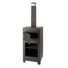 Esschert Design Terrace Stove with Pizza Oven Black