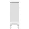 vidaXL Cabinet with 5 Drawers 2 Shelves White