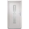 vidaXL Front Door White 98x190 cm PVC