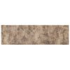 vidaXL Kitchen Rug Brown Concrete 300 x 60 cm 100% Polyamide Washable