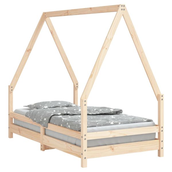 vidaXL Kids Bed Frame 80x160 cm Solid Wood Pine