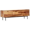 vidaXL TV Cabinet 140x30x45 cm Solid Acacia Wood