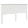 vidaXL Headboard Gloss White 200 cm Engineered Wood