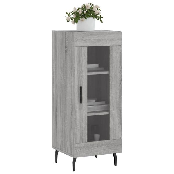 vidaXL Sideboard Grey Sonoma 34.5x34x90 cm Engineered Wood