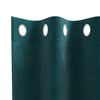 vidaXL Blackout Curtains 2 pcs Dark Green 140 x 140 cm Velvet