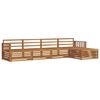vidaXL Outdoor Sofa Set 5 pcs Natural Solid Acacia Wood