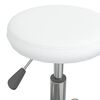 vidaXL Office Swivel Chair White Faux Leather