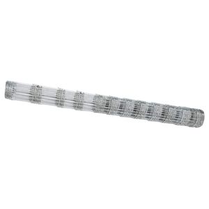 vidaXL Field Fence Silver