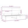 vidaXL Day Bed without Mattress 80x200 cm Solid Wood Pine