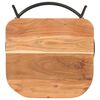 vidaXL Bar Stools 2 pcs Solid Acacia Wood