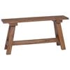 vidaXL Bench Natural 92 x 23.5 x 45.5 cm Solid Mahogany wood