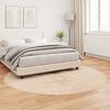 vidaXL Faux Sheepskin Rug Tafalla Beige Ø 200 cm Polyester
