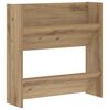 vidaXL Shoe Cabinet 2 pcs Artisan Oak 60 x 18 x 60 cm Engineered Wood