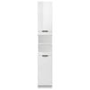vidaXL Bathroom Cabinet High Gloss White 32x34x188.5cm Engineered Wood