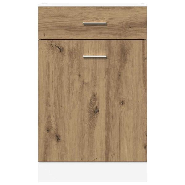 vidaXL Drawer Bottom Cabinet Lyon Artisan Oak 40x46x81.5 cm Engineered Wood