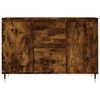vidaXL Sideboard Smoked Oak 101.5x35x70 cm Engineered Wood