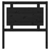 vidaXL Bed Headboard Black 95.5x4x100 cm Solid Pine Wood