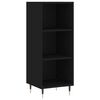 vidaXL Highboard Black 34.5x34x180 cm Engineered Wood