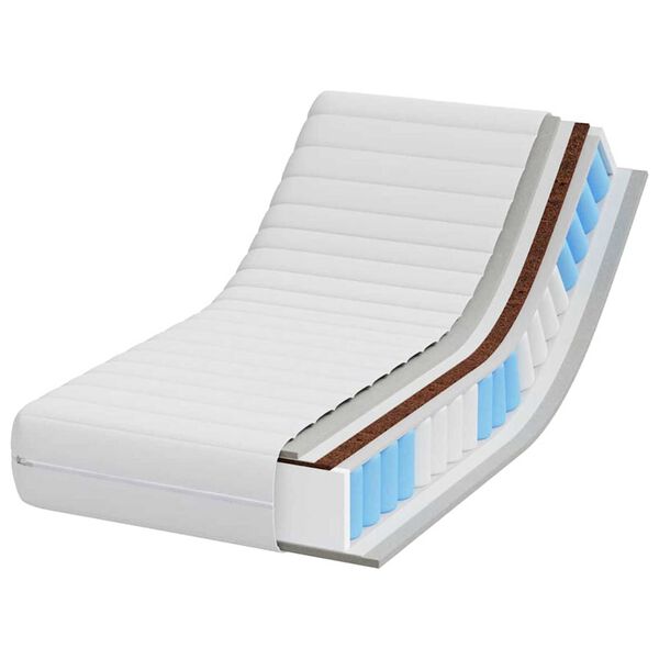 vidaXL Mattress White 60 x 120 cm Pocket Spring