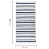 vidaXL Rug Marine 80x150 cm Cotton