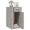 vidaXL Desk Cabinet Concrete Grey 40x49x75 cm Engineered Wood