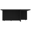 vidaXL Coffee Table Black 79.5x79.5x30 cm Engineered Wood