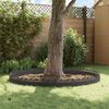 vidaXL Lawn Edgings 20 pcs Black 103 x 0.05 x 22 cm Steel