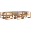 vidaXL Outdoor Sofa Set 7 pcs Natural Solid Acacia Wood