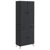 vidaXL 2 pcs Black