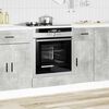 vidaXL Oven Cabinet Porto Concrete Grey Engineered Wood