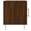 vidaXL Bedside Cabinet Brown Oak 40x40x50 cm Engineered Wood