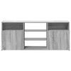 vidaXL TV Cabinet with LED Lights Grey Sonoma 120x30x50 cm