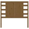 vidaXL Headboard Honey Brown 96x4x100 cm Solid Wood Pine