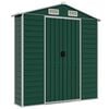 vidaXL Garden Shed Green 191x640x198 cm Galvanised Steel